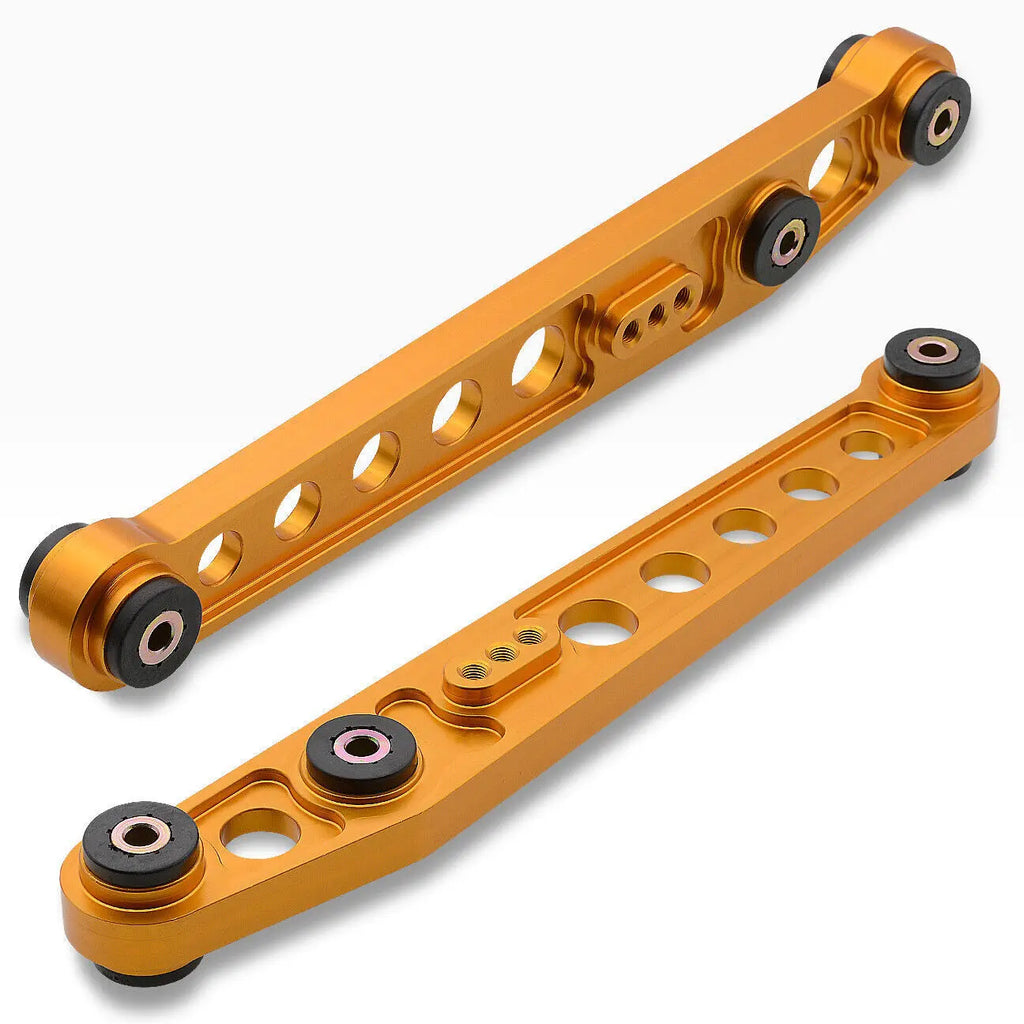 Gold Jdm Aluminum Rear Lower Control Arms Kit Lca For 19962000 Honda