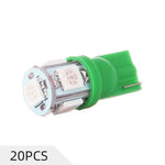 Green T10 LED License plate light Bulb 5-5050-SMD 6000K Fit 2004-2012 Mazda 6/2013-2018 Subaru WRX ECCPP