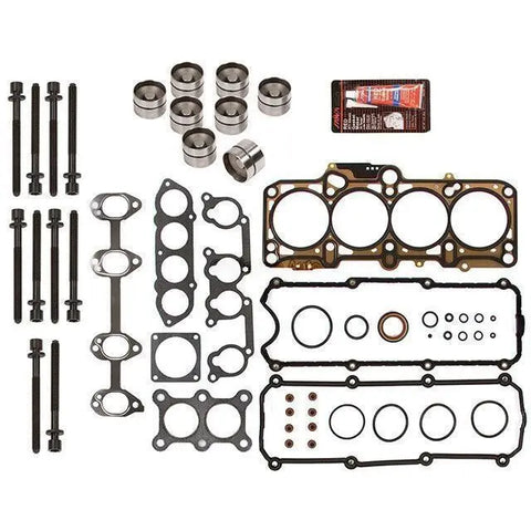 Head Gasket Set Bolts Lifters Fit 98-06 Volkswagen Beetle Golf Jetta 2.0 8V AGE MIZUMOAUTO