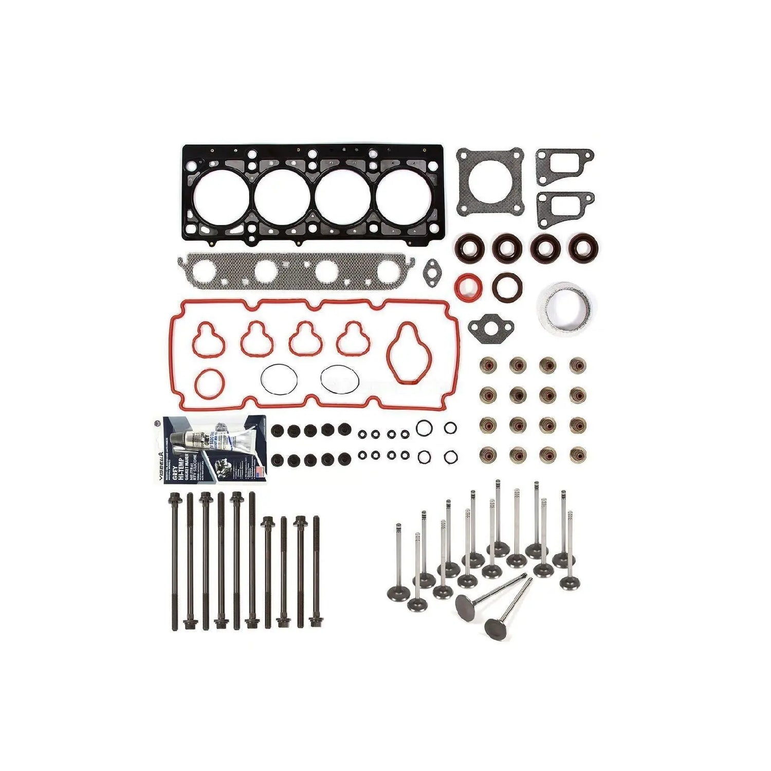 Head Gasket Set Intake Exhaust Valves Fit 02 05 Chrysler Dodge