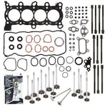 Head Gasket Set Intake Exhaust Valves Fit 06-11 Honda Civic 1.8 SOHC R18A1 R18A4 MIZUMOAUTO