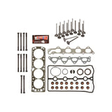 Head Gasket Set Intake Exhaust Valves Fit 98-02 Daewoo Lanos 1.6L DOHC A16 MIZUMOAUTO