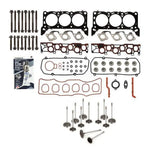 Head Gasket Set Intake Exhaust Valves Fit 99-03 Ford Windstar V6 3.8 OHV VIN 4 MIZUMOAUTO
