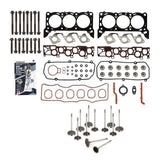 Head Gasket Set Intake Exhaust Valves Fit 99-03 Ford Windstar V6 3.8 OHV VIN 4 MIZUMOAUTO