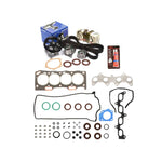 Head Gasket Set Timing Belt Kit AISIN Water Pump Fit 95-98 Toyota 1.5 5EFE MIZUMOAUTO