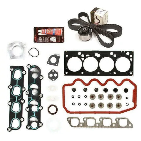Head Gasket Set Timing Belt Kit Fit 00-02 Ford Escort 2.0 SOHC 8V VIN P MIZUMOAUTO