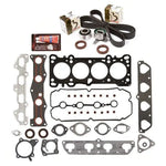 Head Gasket Set Timing Belt Kit Fit 03-05 Kia Rio 1.6 DOHC 16V A6D MIZUMOAUTO