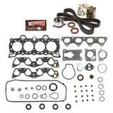 Head Gasket Set Timing Belt Kit Fit 88-91 Honda Civic CRX 1.6 SOHC D16A6 MIZUMOAUTO