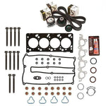 Head Gasket Set Timing Belt Kit Fit 98-99 Ford Zetec 2.0 DOHC 16V VIN 3, Z MIZUMOAUTO