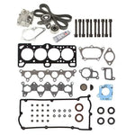 Head Gasket Set Timing Belt Kit Water Pump Fit 01-05 Hyundai Accent G4EC MIZUMOAUTO