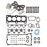 Head Gasket Set Timing Belt Kit Water Pump Fit 01-05 Hyundai Accent G4EC MIZUMOAUTO