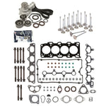 Head Gasket Set Valve Timing Belt Kit Water Pump Fit 99-05 Hyundai Kia 2.4L DOHC MIZUMOAUTO