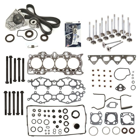 Head Gasket Set Valves Timing Belt Kit Fit 96-01 Acura Integra 1.8L B18B1 MIZUMOAUTO