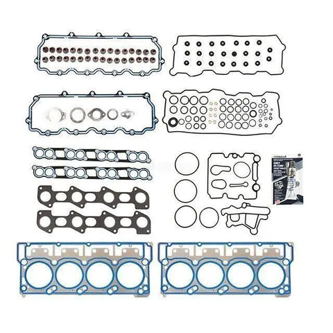 Head Gasket Set w/ 20mm Dowels Fit 03-10 Ford 6.0 E350 F250 F350 DIESEL TURBO MIZUMOAUTO