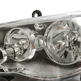 Headlights Lamp L+R Fit 2008-16 Chrysler Town &Country 11-17 Dodge Grand Caravan F1 RACING