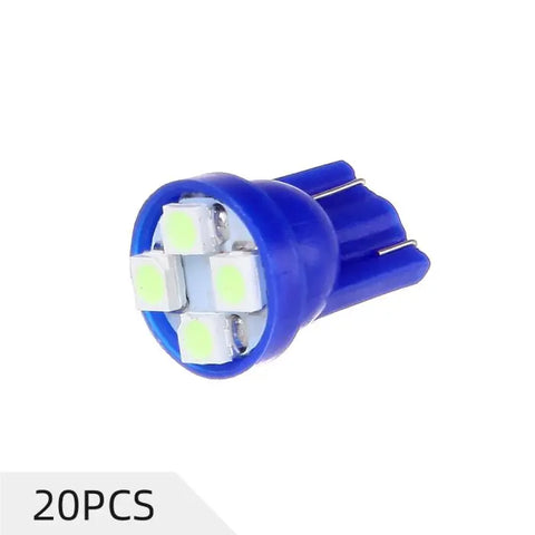 Ice Blue T10 LED Dome Map Light Bulb 4-3528-SMD Fit 2014-2015 Ram 1500/2500/3500 ECCPP
