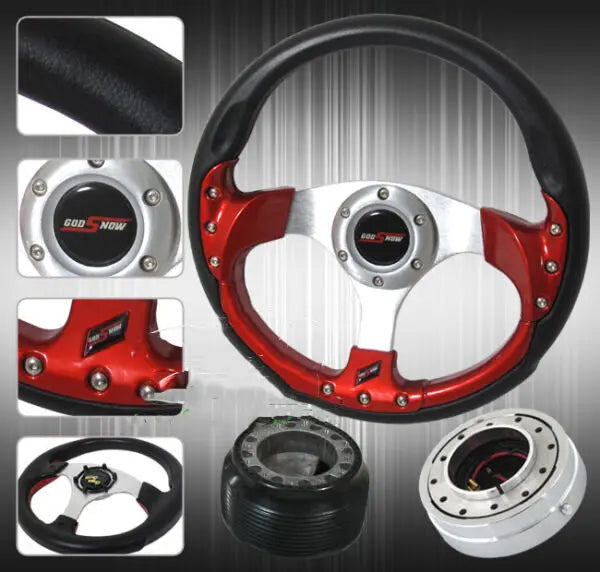 Integra Accord Prelude 320Mm TypeR Steering Wheel + Quick Release + Hub + Horn Dynamic