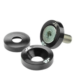 J2 10Pc Black Aluminum Front/Rear Fender/Engine/Bumper/Bracket Washer+Bolt Kit DNA MOTORING
