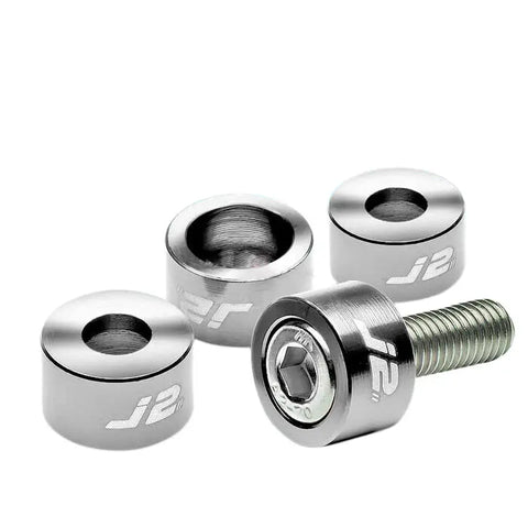 J2 Db Dc2 Dc5 Cl Ap1 Ap2 Silver Brushed Aluminum Header Manifold Washer+Bolt DNA MOTORING
