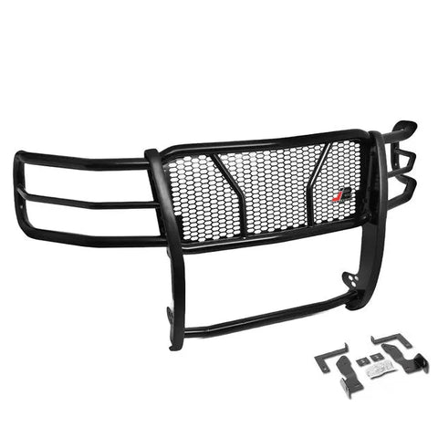 J2 Engineering 2011-2014 Silverado 2500Hd Front Bumper Grille Mesh Guard Kit DNA MOTORING