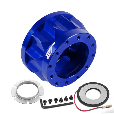 J2 Nissan Suv 6 Holes 2" Height Anodized Blue Steering Wheel Hub Adapter DNA MOTORING