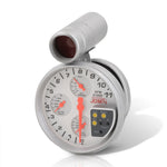 JDM White Face 5" Tach Meter Oil Water Temp Gauge Cluster For Benz Lotus AJP DIST