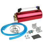 Jdm Round Billet Aluminum 750Ml Red Oil Catch Tank/Can Reservoir Engine Race DNA MOTORING