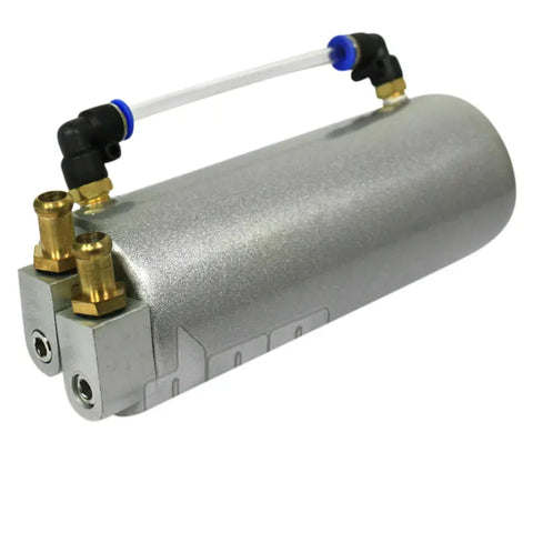Jdm Round Billet Aluminum 750Ml Silver Oil Catch Tank/Can Reservoir Engine Race DNA MOTORING