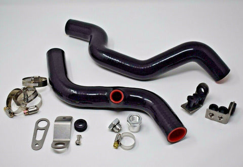 K- Swap Driver Side Radiator Hose Kit W/ Brackets Fan Hose Bung K20 EG EK DC2 US MD Performance