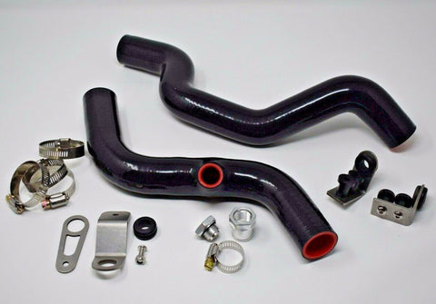 K- Swap Driver Side Radiator Hose Kit W/ Brackets Fan Hose Bung K24 EG EK DC2 US MD Performance