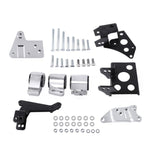 K-Series Billet Motor Mount Swap Kit - 96-00 EK K20 K24 - (Silver) Dynamic Performance Tuning