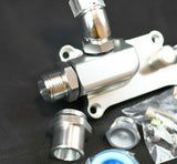 K Series Upper Coolant Housing W Straight Elbow Filler Neck Hose K20Z3 K24 16AN MD Performance