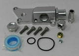 K Series Upper Coolant Housing W Straight Elbow Hose Fitting For K20Z3 K24 16AN MD Performance