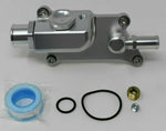 K Series Upper Coolant Housing W Straight Elbow Hose Fitting For K20Z3 K24 MD Performance