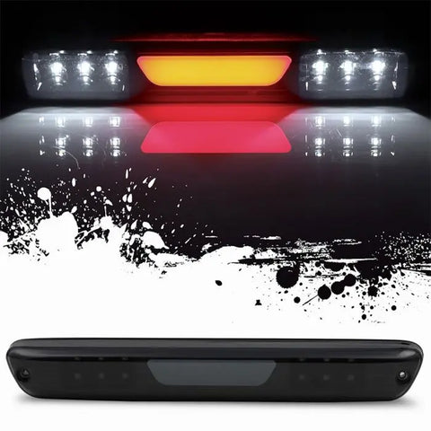 LED 3rd Brake Light Cargo Lamp Black Housing Smoke 04-12 Chevy Colorado ECCPP