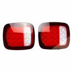 LED Tail Light Rear Light Brake Reverse Turn Signal For Jeep Wrangler TJ CJ YJ F1 RACING