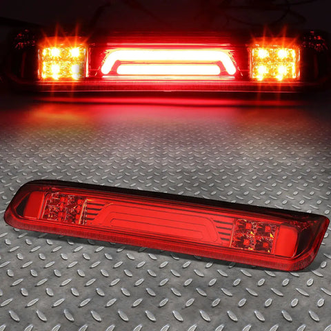 [Led Bar]04-08 Ford F150 Mark Lt Third 3Rd Tail Brake Light Cargo Lamp Red Speed Daddy