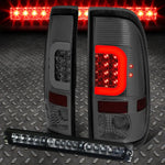 [Led C-Bar]1997-2004 Ford F-150/F-250 Smoked Tail Light+Third 3Rd Brake Lamp Speed Daddy