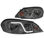 [Led Drl]  2006-2016 Chevy Impala/Limited Smoked Clear Headlight Replacement DNA MOTORING