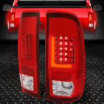 [Led Red L-Shape]08-16 Ford Super Duty Tail Light Rear Brake Parking Lamps Speed Daddy