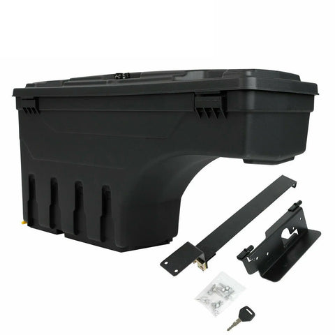 Lockable Storage Case Truck Bed Toolbox Driver Side For Dodge Ram 1500 2500 3500 BLACKHORSERACING
