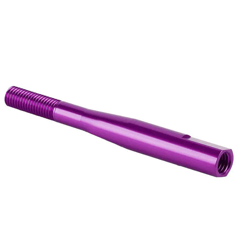 M10 X 1.5 ALUMINUM MANUAL STICK SHIFTER SHIFT KNOB 3.5" EXTEND/EXTENSION PURPLE DNA MOTORING