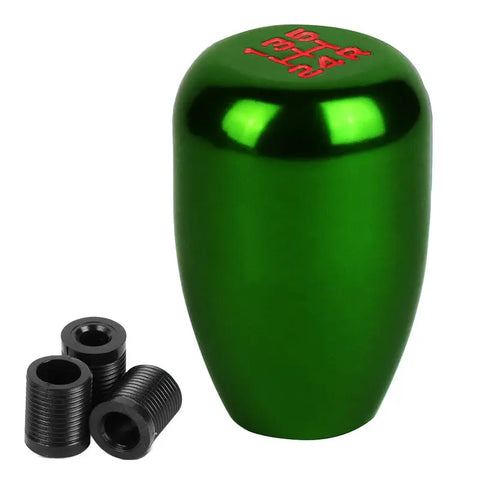 M10 X 1.5 THREAD PITCH IN 5-SPEED MANUAL RACING SHROT SHIFTER GREEN KNOB+REVERSE DNA MOTORING