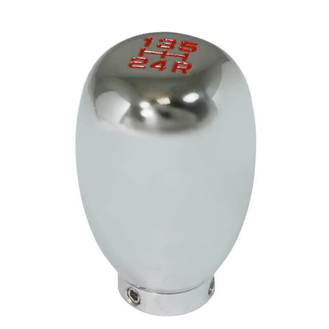 M10x1.5 Type-R Style Aluminum 5-Speed Manual Transmission Gear Shift Knob Chrome DNA MOTORING