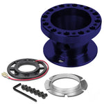 Mazda/Miata/Rx-7/Rx-8/626 Blue Full Aluminum Steering Wheel Hub Adaptor Kit DNA MOTORING