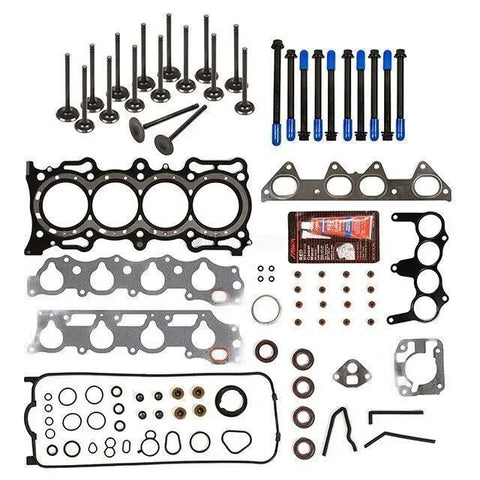 MLS Head Gasket Set Intake Exhaust Valves Fit 94-97 Acura Honda 2.2L F22B1 SOHC MIZUMOAUTO
