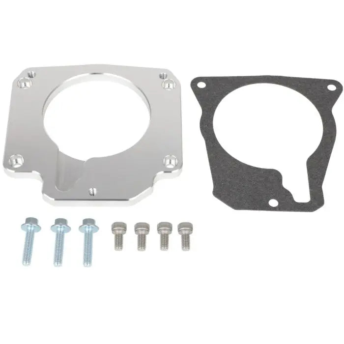 Manifold Throttle Body Spacer Plate 4 Bolt Intake to 3 Bolt For LS Alu Dynamic Performance Tuning