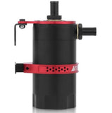 Mishimoto MMBCC-UNI-RD Performance Universal Baffled Oil Catch Can - Red USA MD Performance
