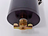 Motor K Black Baffled Aluminum Oil Separator Catch Can Tank W/ Breather Filter MD Performance