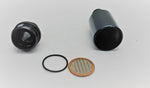 Motor K Swap An6 100 Micron Black Aluminum Inline Fuel Filter Petrol Universal MD Performance